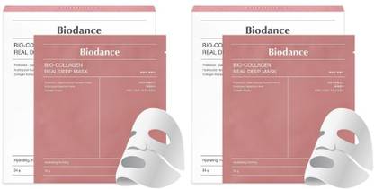 BIODANCE Bio-Collagen Real Deep Mask, Hydrating Overnight Mask ( Pack of 2 )