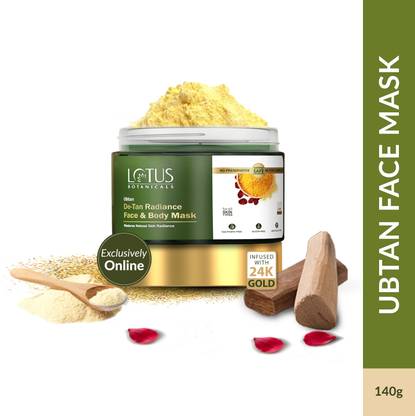 Lotus Botanicals Ubtan De-Tan Radiance Face & Body Mask