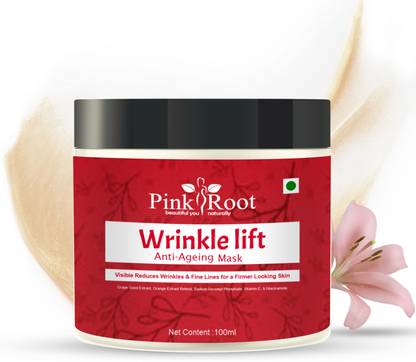 PINKROOT Wrinkle Lift Face Mask 100ml, Reduces Fine Lines & Wrinkles