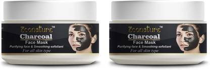 ECONATURE Charcoal Face Marks Deep Cleansing Face Mask