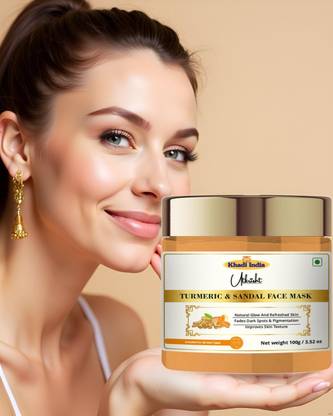 Utkrisht Khadi Skin Glow Haldi Chandan Mask for Women’s Face Care