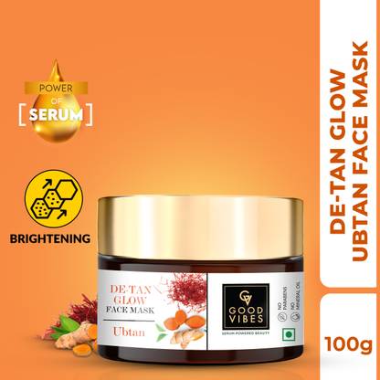 GOOD VIBES Ubtan De-tan Glow Face Mask