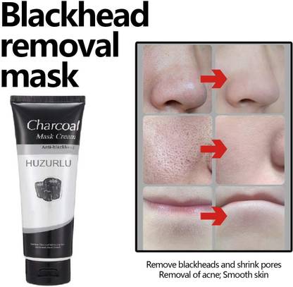 HUZURLU Black Mask Peel Off, Deep Cleaning, Pore Cleansing Face Wash