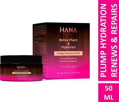 Hana Beauty Collagen Boosting Mask | Botox Plant & Hyaluron | Skin Firmness & Elasticity