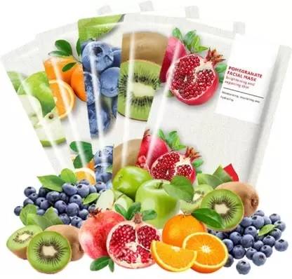 baursde FACE CARE FACIAL SHEET MASK PACK OF 5