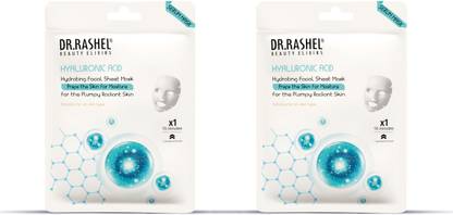 DR.RASHEL HYALURONIC ACID SHEET MASK WITH SERUM THAT PREPARE SKIN FOR MOISTURE (PACK OF 2)