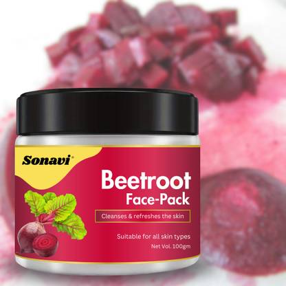 Sonavi Face Pack for Skin Whitening And Blood Turnip And Beet Root For Skin Care