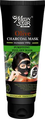Moonstar olive charcoal mask Peel Off
