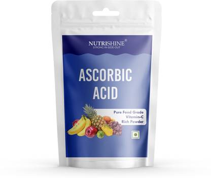 NUTRISHINE Vitamin C Powder 100gm (L-Ascorbic Acid) For Use in Serums and Cosmetic