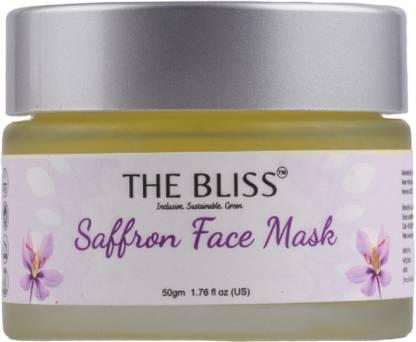 The Bliss Saffron Face Mask with AHA & BHA