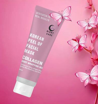 VIVIQ Night Care Korean Peel of Facial Mask| Collagen Night Wrapping Mask