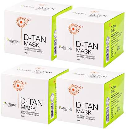 Nandini Herbal D - Tan Mask Whitening Treatment Mask For Face & Body (200 Gram)