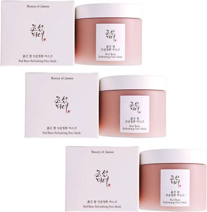 Beauty Of Joseon RED BEAN REFRESHING PORE MASK 140ML PACK OF 3