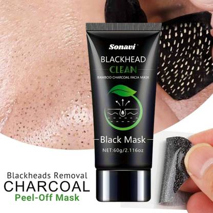 Sonavi Charcoal Peel Off Mask Blackhead Acne & Remove Dead Skin And Whitening Face