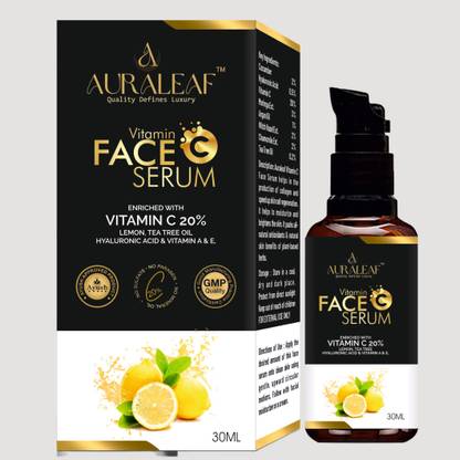 AURALEAF VITAMIN-C FACE SERUM| VITAMIN A and E| All Skin Type Friendly|
