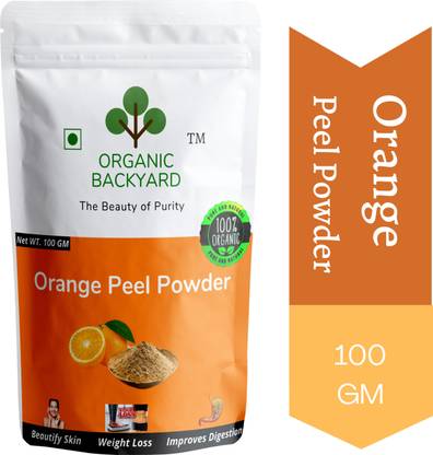 Organic Backyard Orange Peel Powder for Glowing Skin&Removing Pimples Scars&BoostenCollagen(100g)