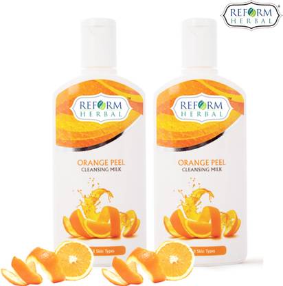 REFORM HERBAL Orange Peel Cleansing Milk combo pack 2pices