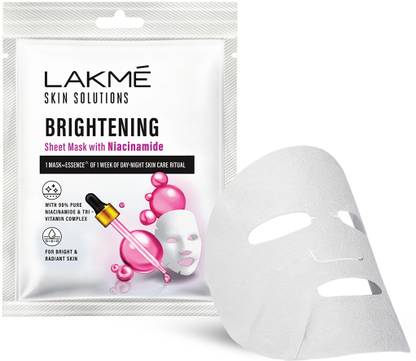 Lakmé Skin Solutions Sheet Mask Brightening with Niacinamide