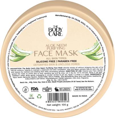 THE BODY CARE Aloe Neem Purifying Face Mask