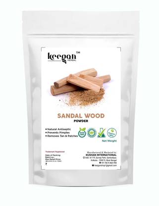 Keegan HERBAL 100% Natural and Pure SANDAL WOOD For Skin Care 100gm Pouch