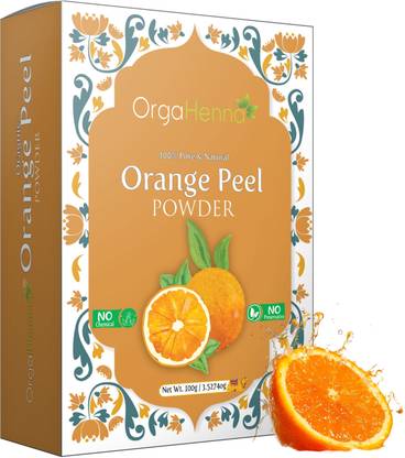 Orgahenna Orange Peel|100%Natural Powder|NoChemicals|Noursish Hair Follicles|Glow Skin