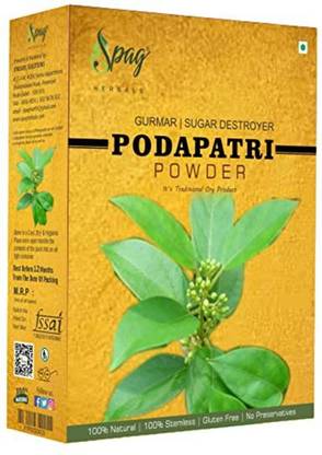 Spag HERBALS podapatri gurmar madhunashini gudmar gymnema sylvestre chakkarakolli powder