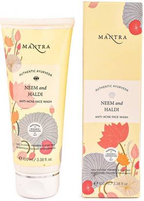 MANTRA Neem And Haldi Anti-Acne Face Wash | Regulates Excess Oil