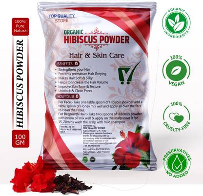 Top Quality Store Pure Hibiscus Flower Powder or face an hair pack