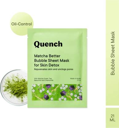 Quench Bubble Sheet Mask for Detoxification | Korean Face Mask For Clear Skin
