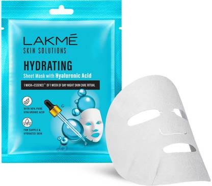 Lakmé Solutions Sheet Mask Hydrating with Hyaluronic Acid