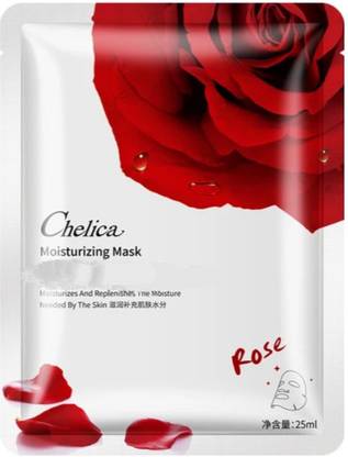 CHELICA KOREAN Moisturization ROSE FACE MASK SHEET PACK OF 1