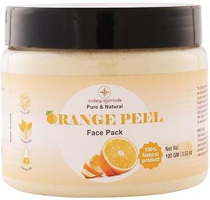 Vedang Ayurveda Pure & Natural Orange Peel Face Pack. Help To Glowing Skin Lightening