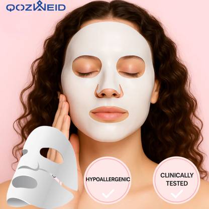 QOZWEID Bio Collagen Overnight Face Mask Hydrating Hydrogel Pore Minimizing Elasticity