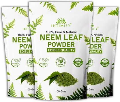 INTIMIFY Neem Leaf Powder for face | Skin Glowing Face Pack | 100% Pure & Natural