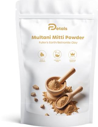 DPetals Multani Mitti Powder Face Pack, Pure & Natural, Fuller's Earth/Betnonite Clay