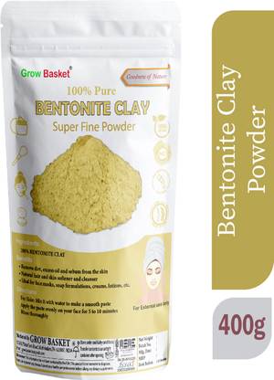 Grow Basket Bentonite Clay Powder Indian Healing Clay For Face Pack Mask Hand Foot Hair