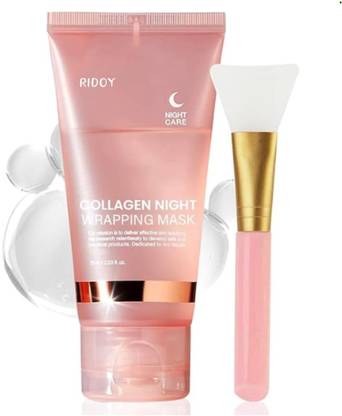 Ridoy Collagen Night Wrapping Peel Off Mask for Skin Renewal and Regeneration
