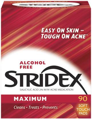 Stridex Daily Care Acne Pads Maximum Strength, 90 Ct