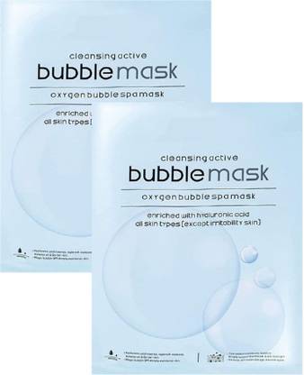 ELIIOUS Cleansing Active Bubble Sheet Mask for Skin Cleansing