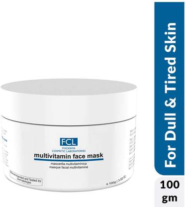 Fixderma Cosmetic Laboratories Multivitamin Face Mask Enriched with Vitamins, Improves Skin Texture & Dullness