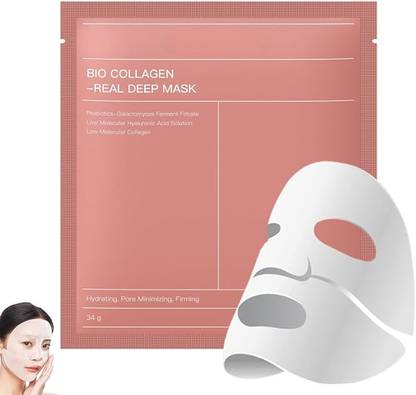 LACASA BEAUTY CARE Bio-Collagen Real Deep Mask - Hydrating Overnight Solution Mask