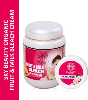 SKY BEAUTY ORGANIC Fruit & Milk Bleach for Insta Glow