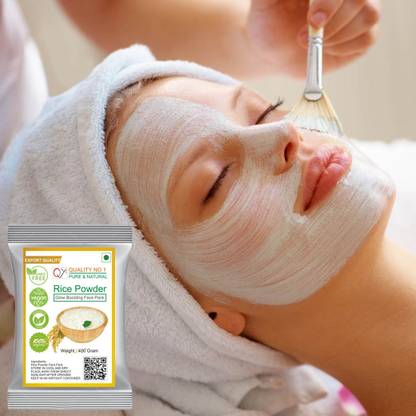 QY1 Rice Powder 100% Natural Pure Face Brightening (400 Gram)