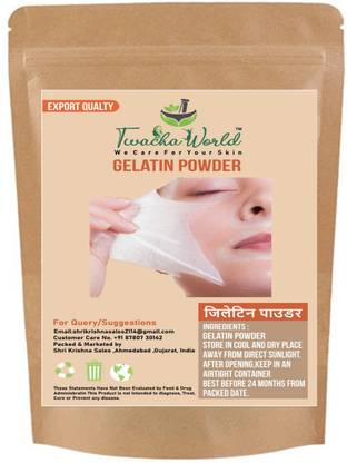 Twacha world Face Pack Mask Gelatine Powder 50gm Hair removal/Peel Off Mask