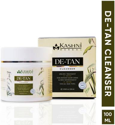 कश्नी Herbal De Tan - Rejuvenating Skincare Solution for Tan Removal and Instant Glow