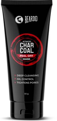 BEARDO Charcoal Peel Off Mask | For Glowing Skin | Detoxing Facial Kit for Men
