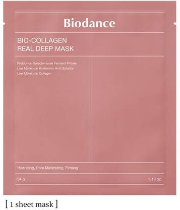 BIODANCE Bio Collagen-Real Deep Mask – 1 Sheet Mask (34g) – Hydrating & Firming