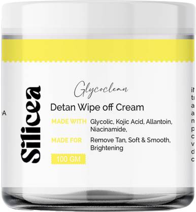 Silicea Detan Face & Body Wipe Off Cream For Tan Removal