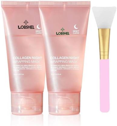 LORSHEL Collagen Overnight Wrapping Peel Off Facial Mask for Skin Regeneration Authentic