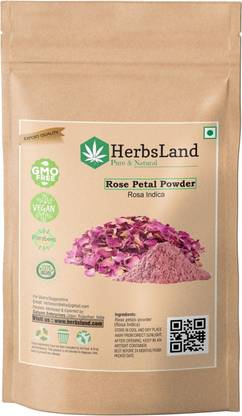 HerbsLand 100% Natural Rose Pitals Powder